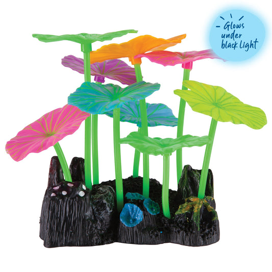 Silicone Long Stem Lily Pad Assorted