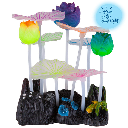 Silicone Lotus Flower With Lily Pad