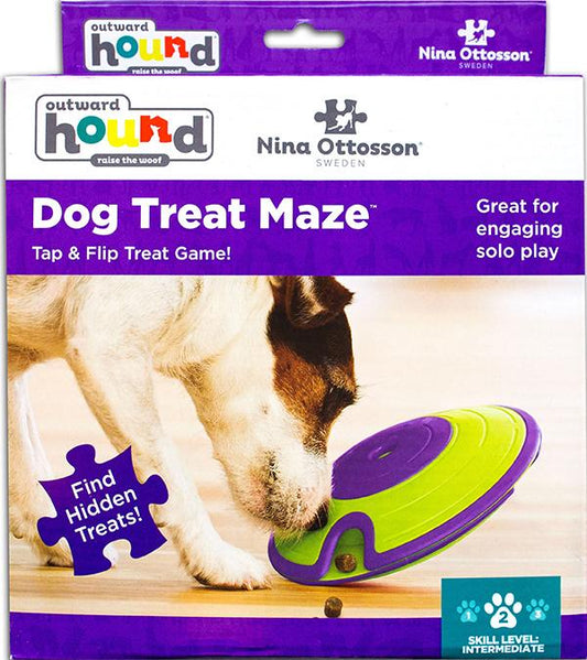 Nina Ottosson Treat Maze Enrichment Toy For Dogs