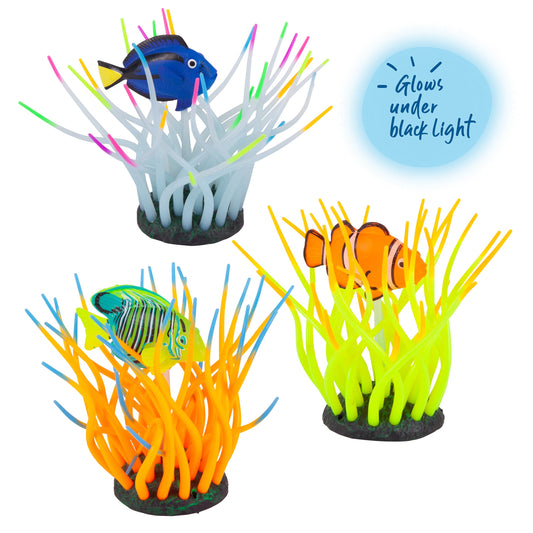 Silicone Sea Anemone With Fish